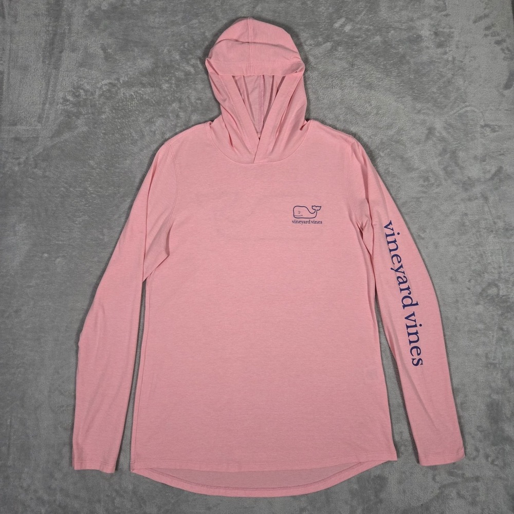 Vineyard Vines Sun Hoodie Shirt Long Sleeve Pink Women S Performance 2V001748